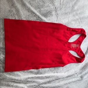 Red tank top